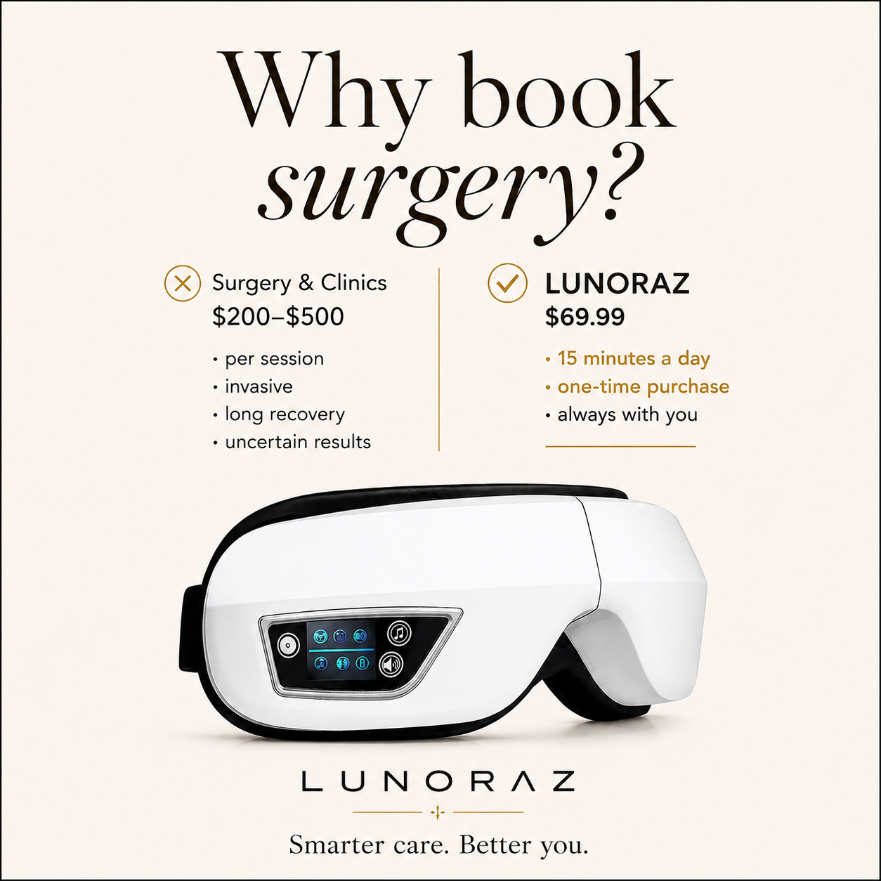 LUNORA smart Eye Recovery Device